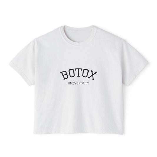 Botox University Boxy Tee — Women's Casual Graphic T‑Shirt